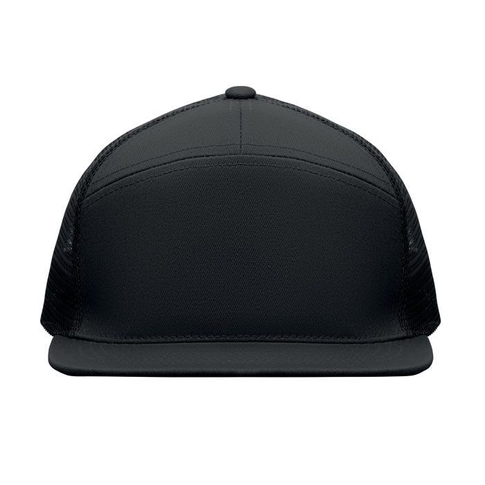 Flache Kappe 7 Panels BEAD - schwarz-967
