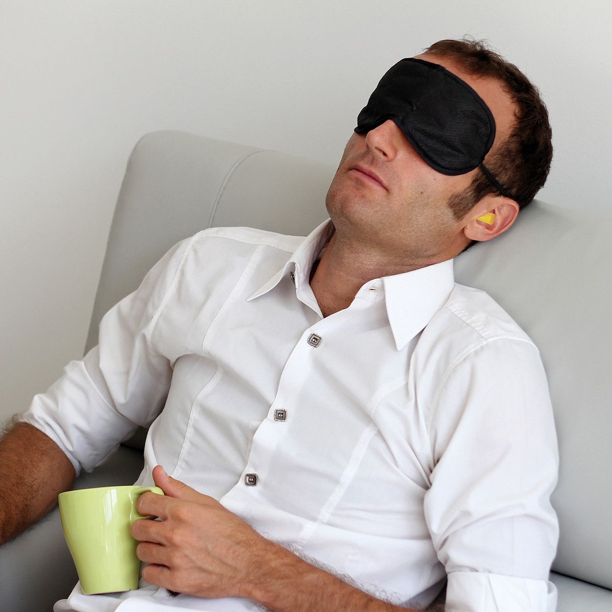 Schlafmasken-Set - schwarz - gelb-6