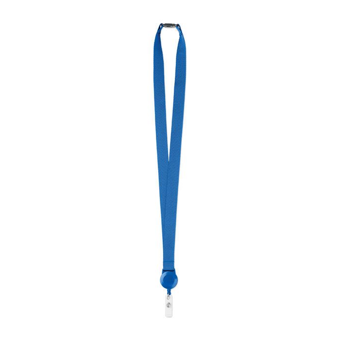 Lanyard mit Badge-Halter ZIP LANYARD - königsblau-493