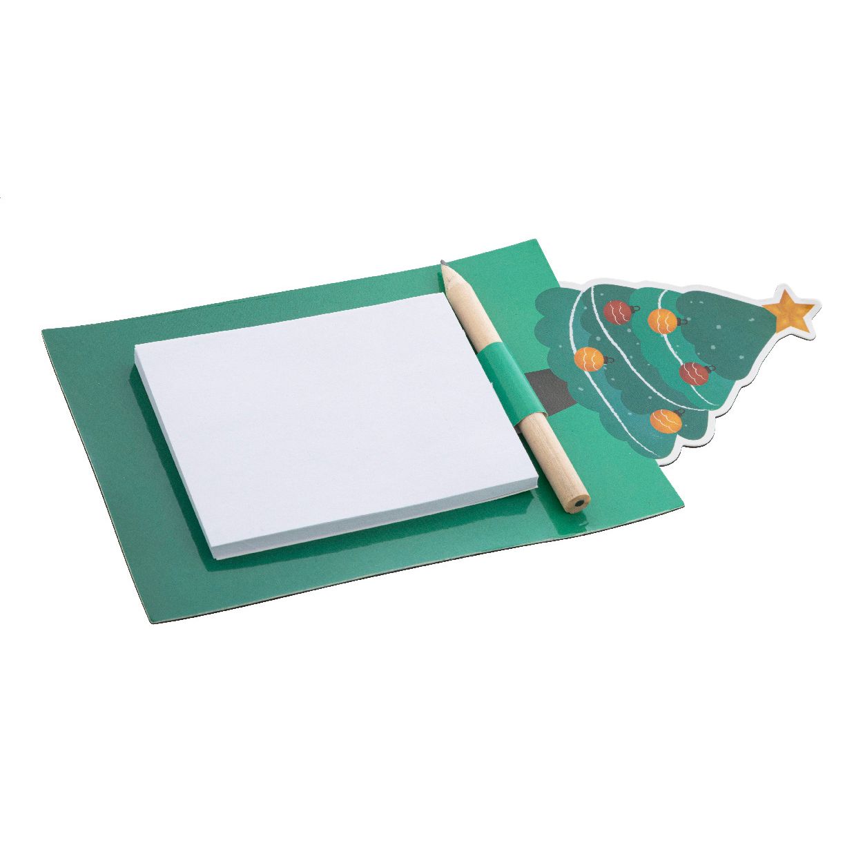 Julliste Magnetischer Notizblock Weihnachten, Weihnachtsbaum - grün-228