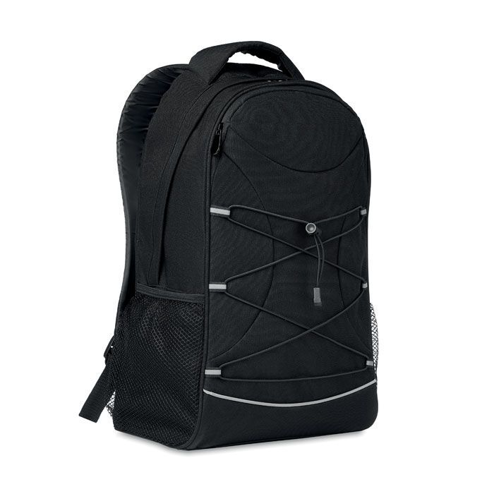 Rucksack 600D RPET MONTE LOMO - schwarz-962