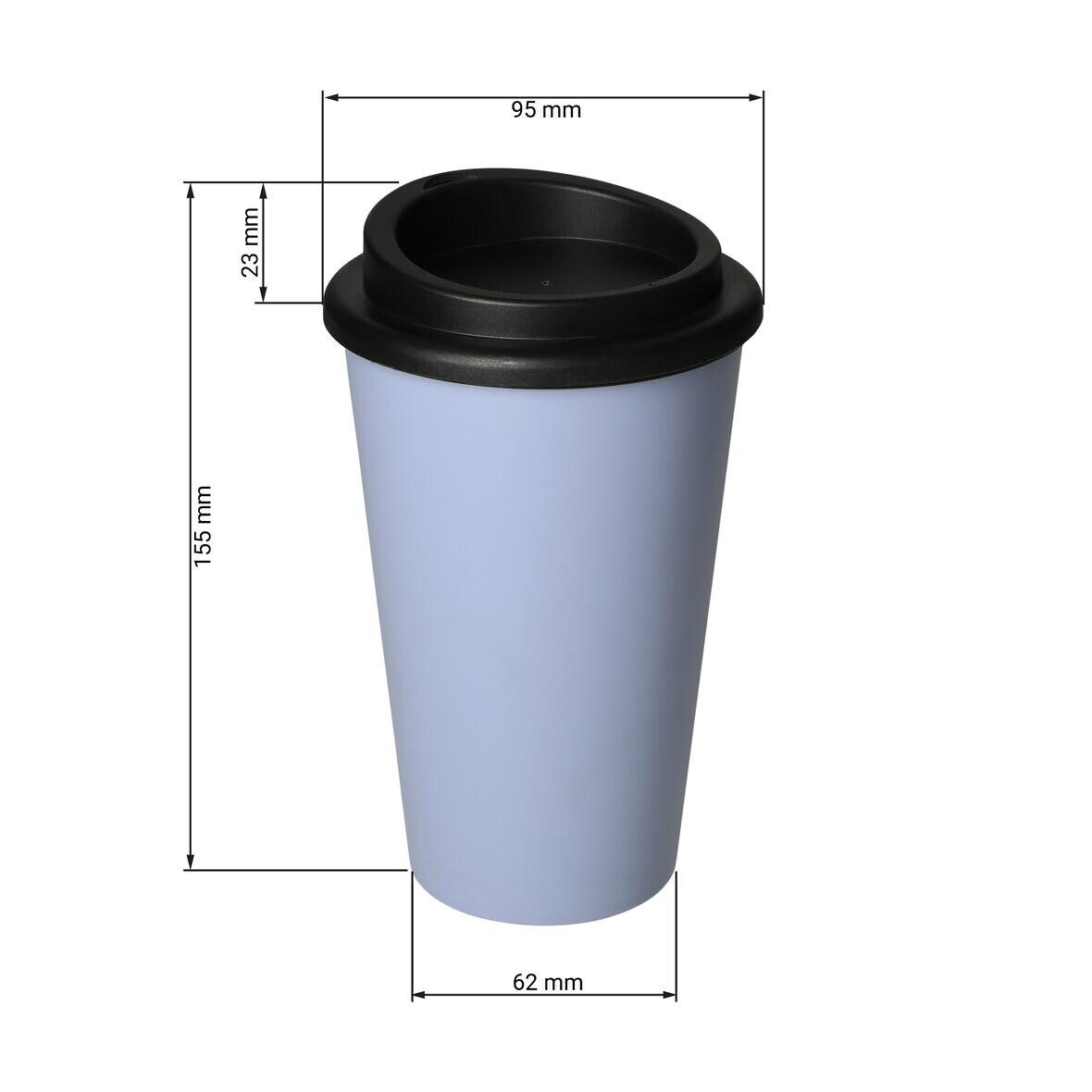 Bio-Kaffeebecher Premium 350 ml - flieder-948