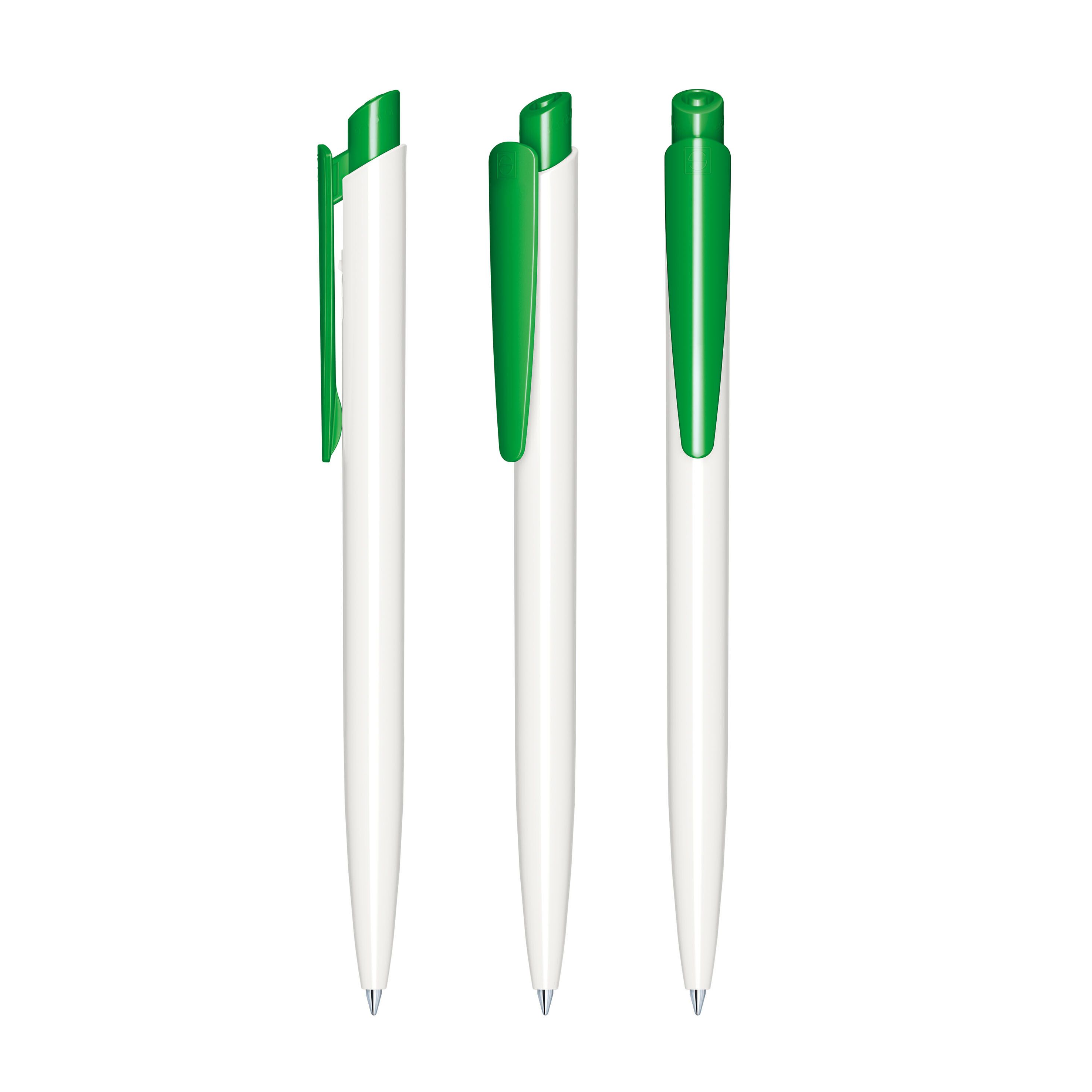 Dart Polished Basic Druckkugelschreiber - weiß - grün-480