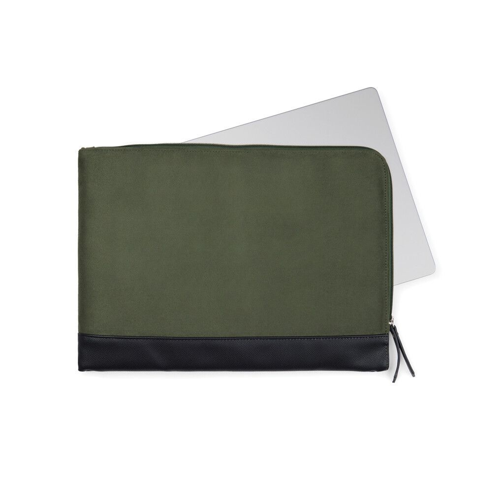 VINGA Marlow 14" Laptop Sleeve aus RCS recyceltem Polyester - grün-213