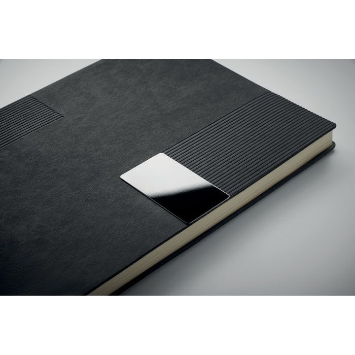 DIN A5 Notizbuch PU TREZE - schwarz-248