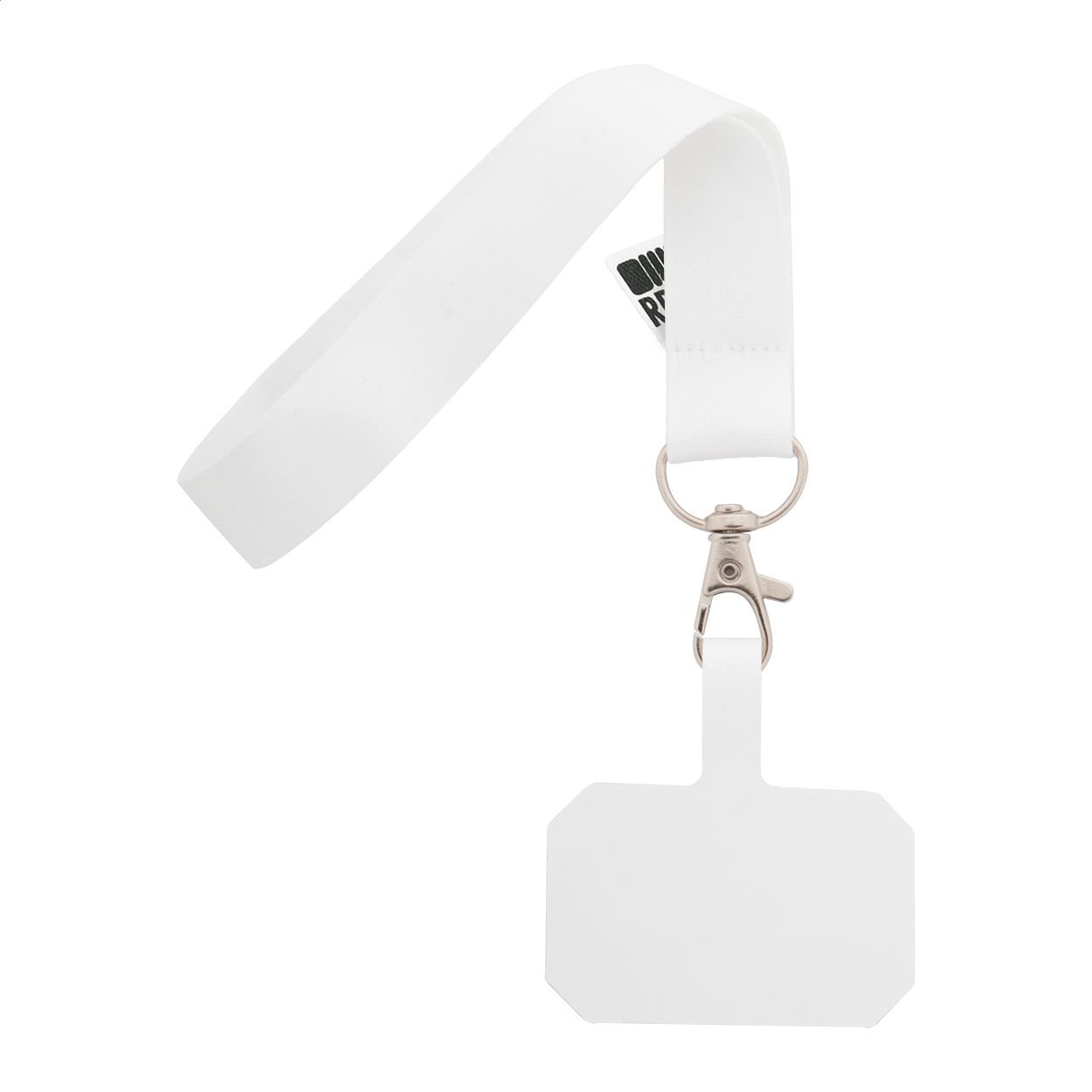 SuboFob Mobile RPET Individuelles RPET Handyhalter-Handgelenkschlaufe - weiß-282