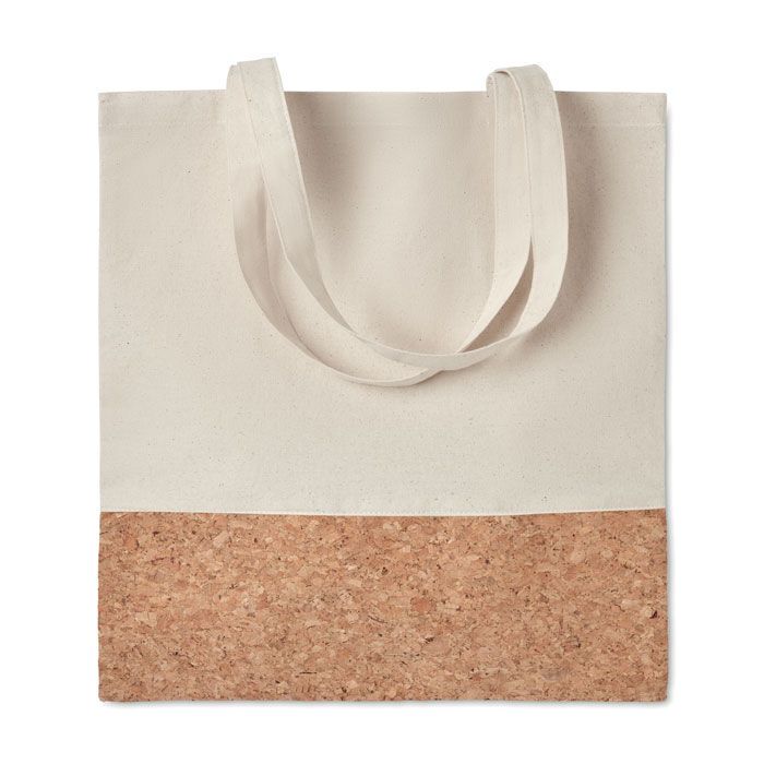 Einkaufstasche mit Korkbesatz ILLA TOTE - beige-995