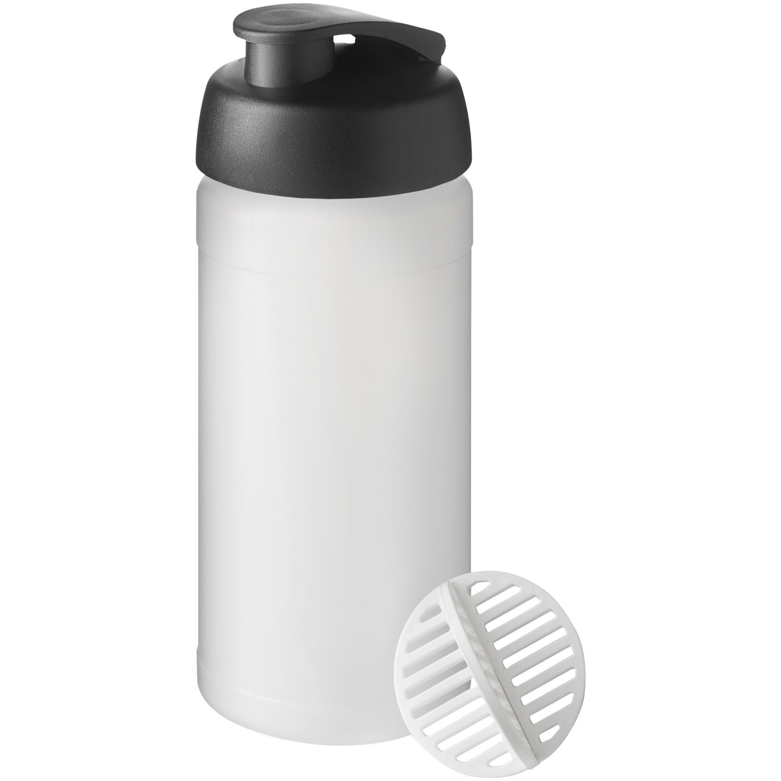 Baseline Plus 500 ml Shakerflasche - schwarz -  klar mattiert-251