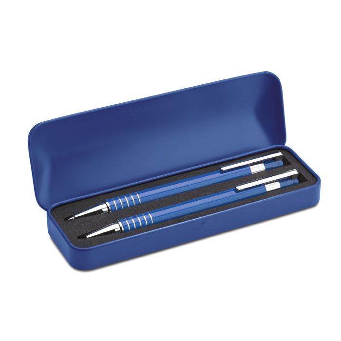 Schreibset ALUCOLOR - blau-872