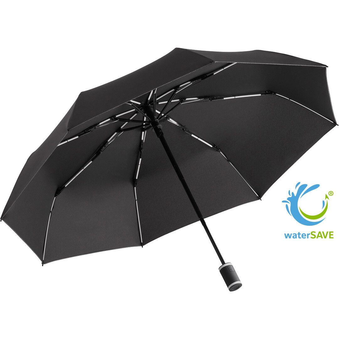 Taschenschirm FARE® AOC Mini Style Ø97 cm - schwarz - weiß-484