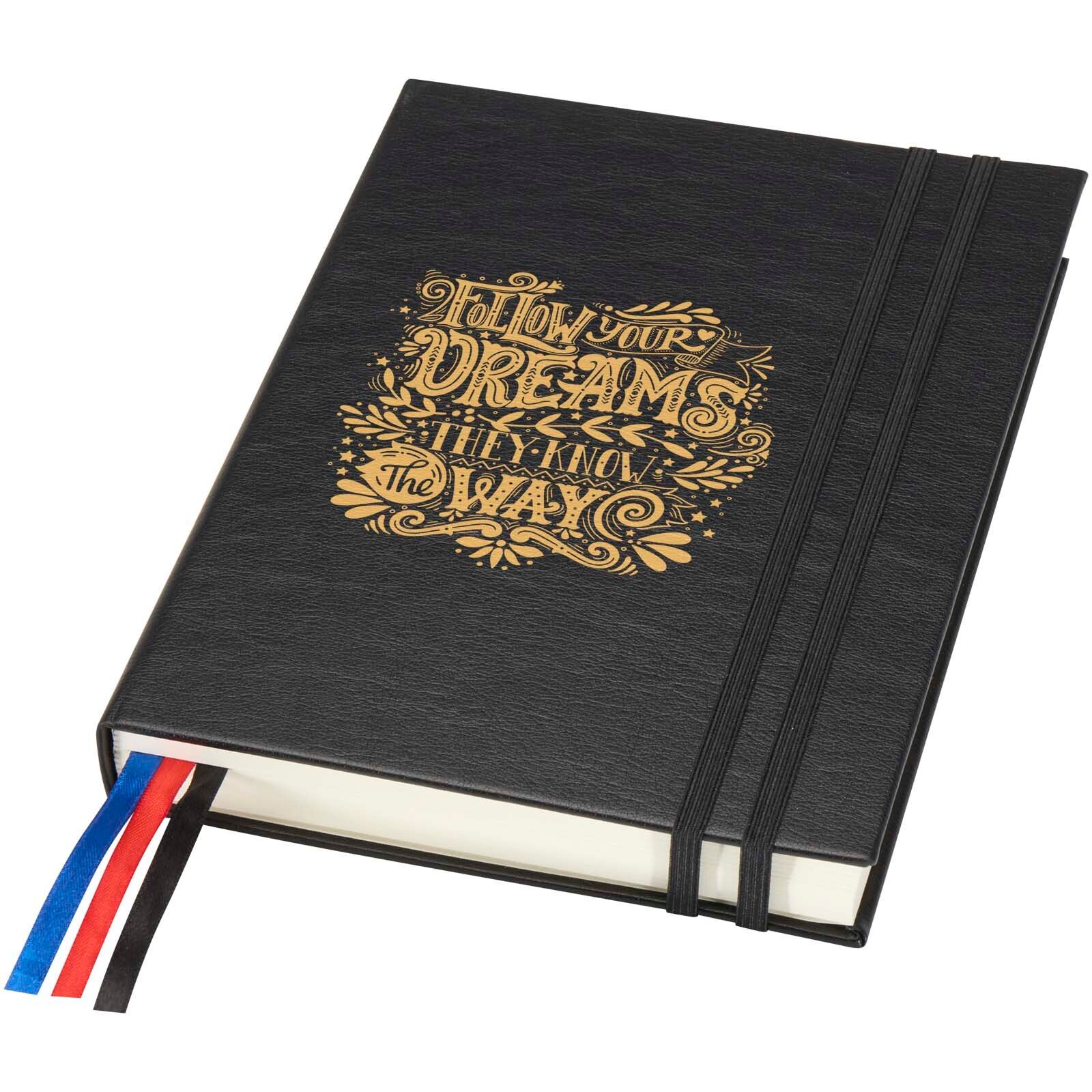 Alder A5 Hardcover Notizbuch - schwarz-618