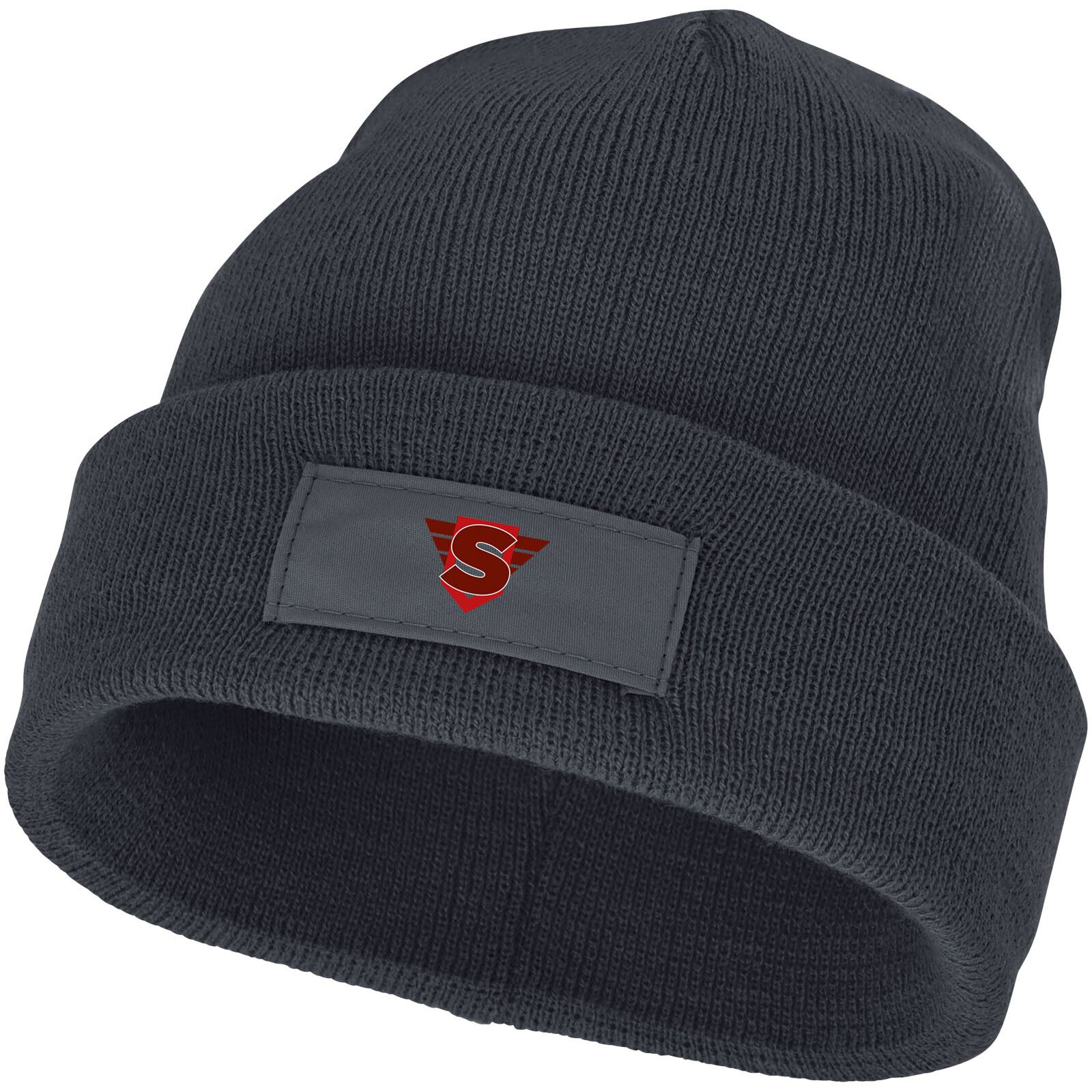 Boreas Mütze mit Aufnäher - storm grey - 0-288