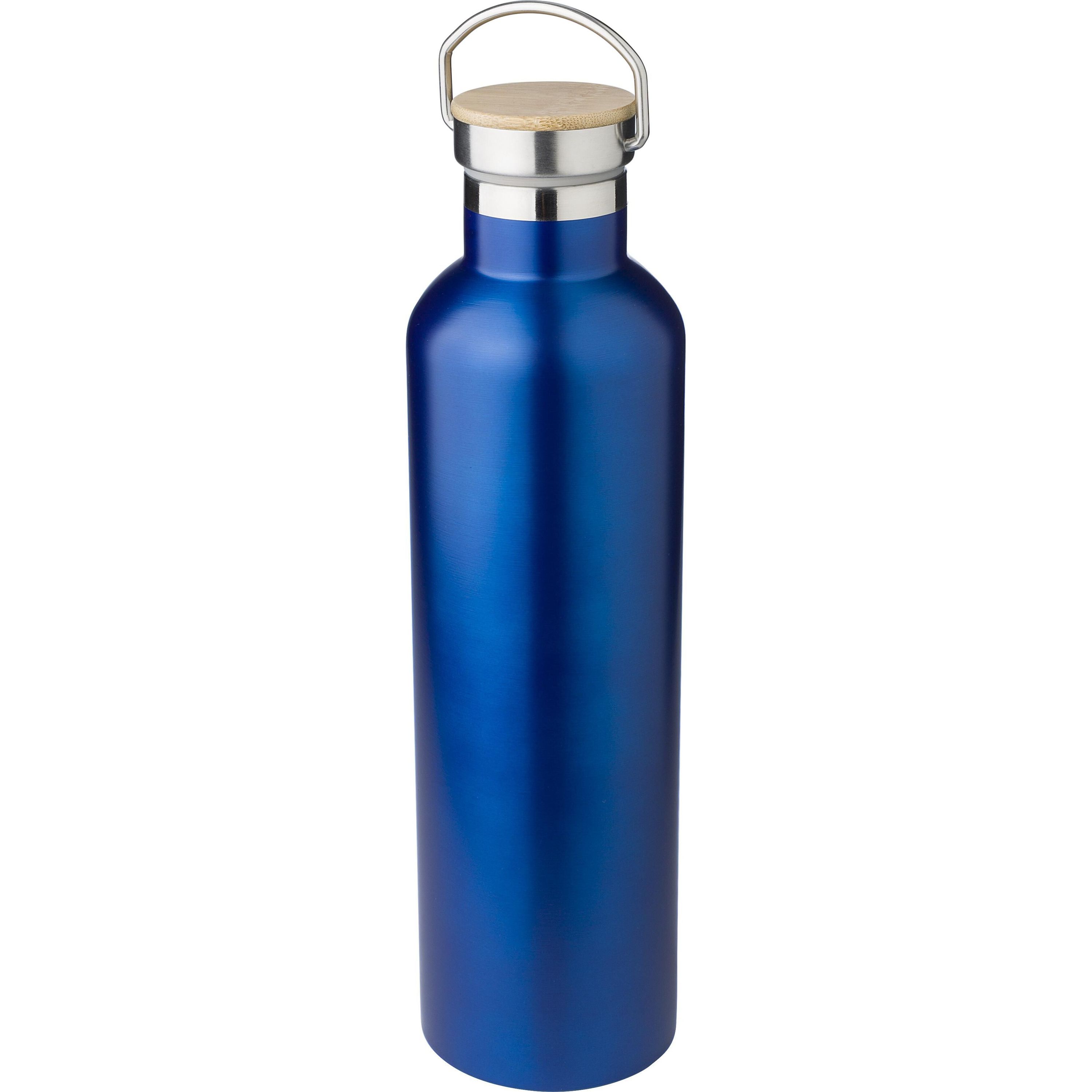Doppelwandige Flasche aus Edelstahl Damien - schwarz-308