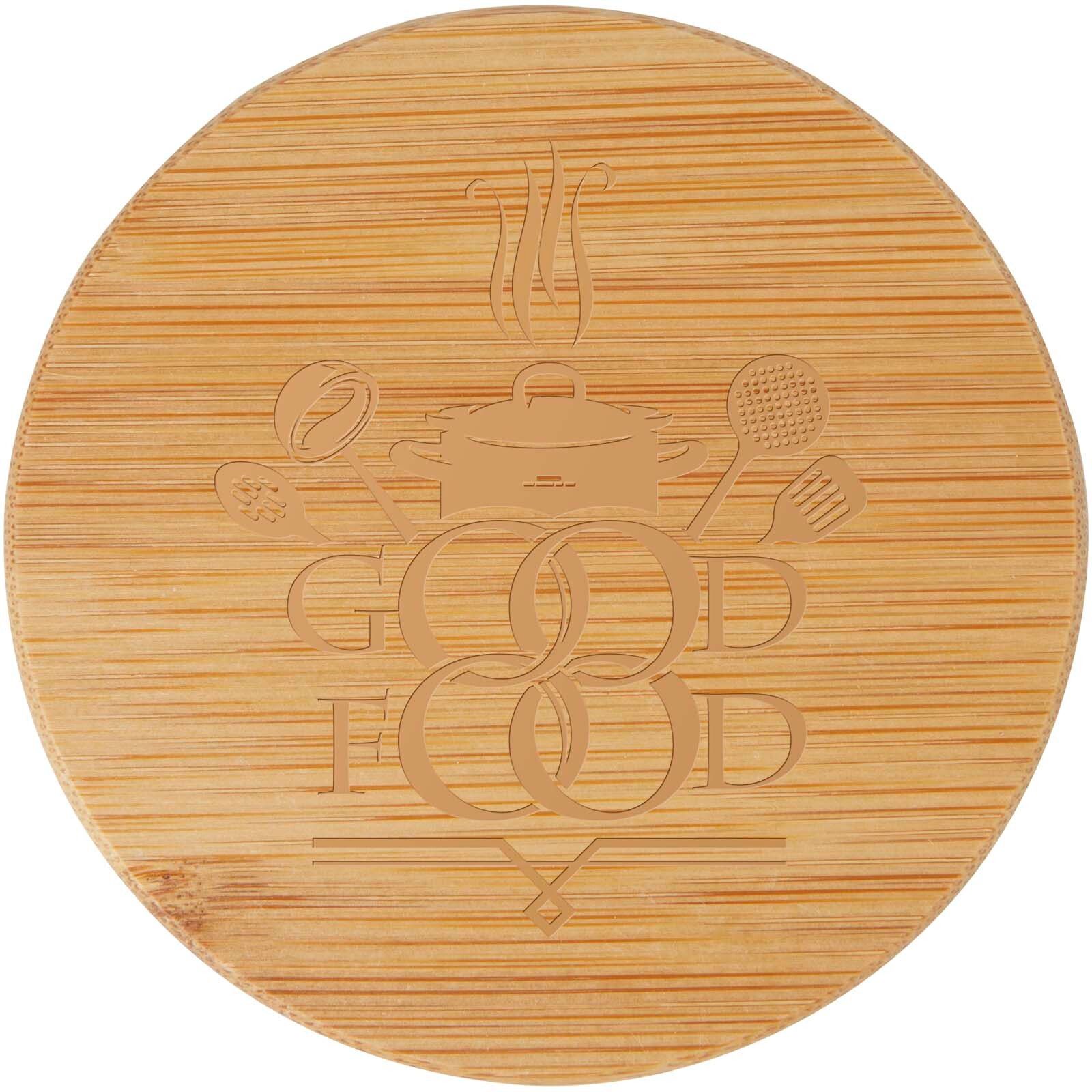 Zen Teekanne mit Sieb und Deckel aus Bambus - transparent-871