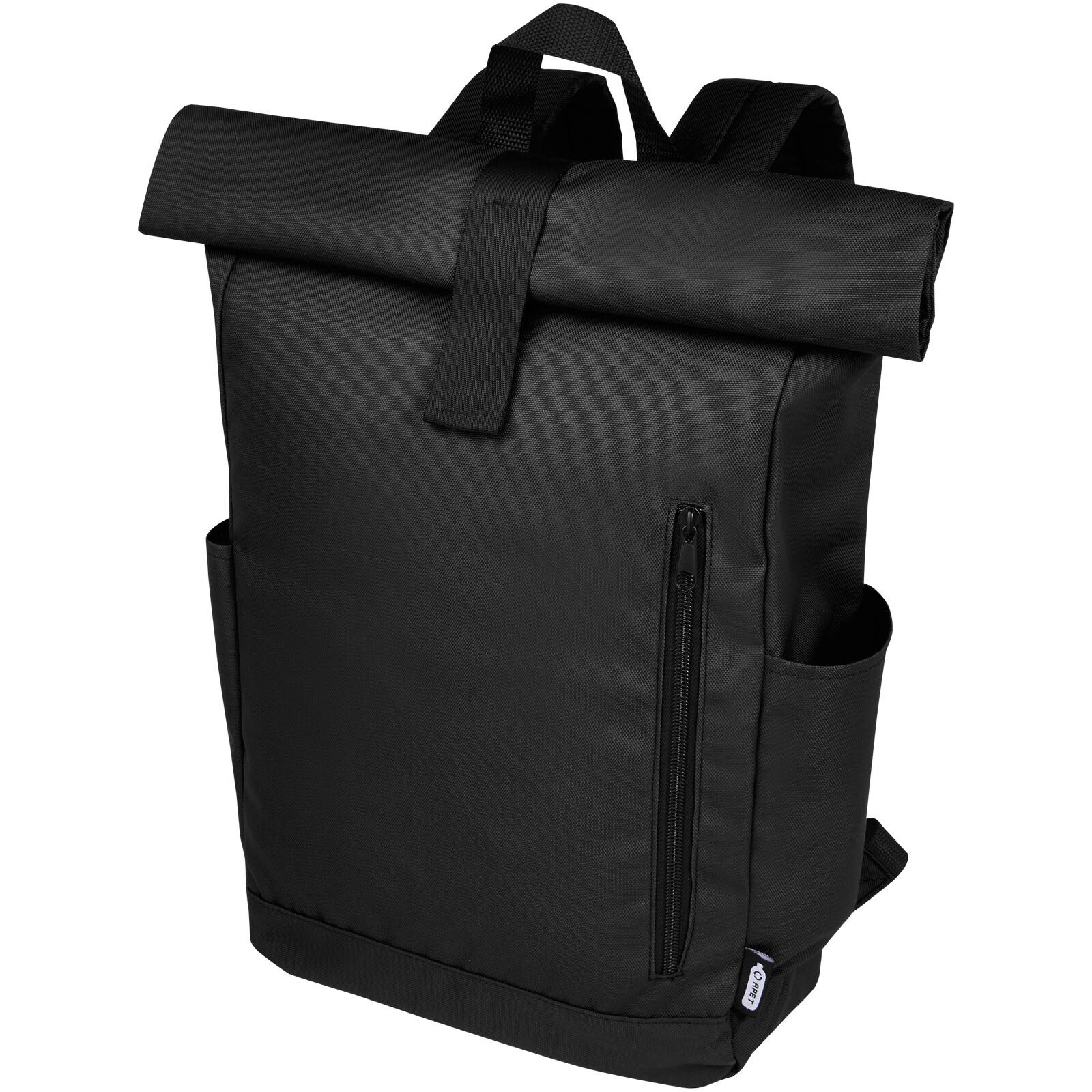 Byron 15,6" GRS RPET Roll-Top Rucksack 18 L - schwarz-822