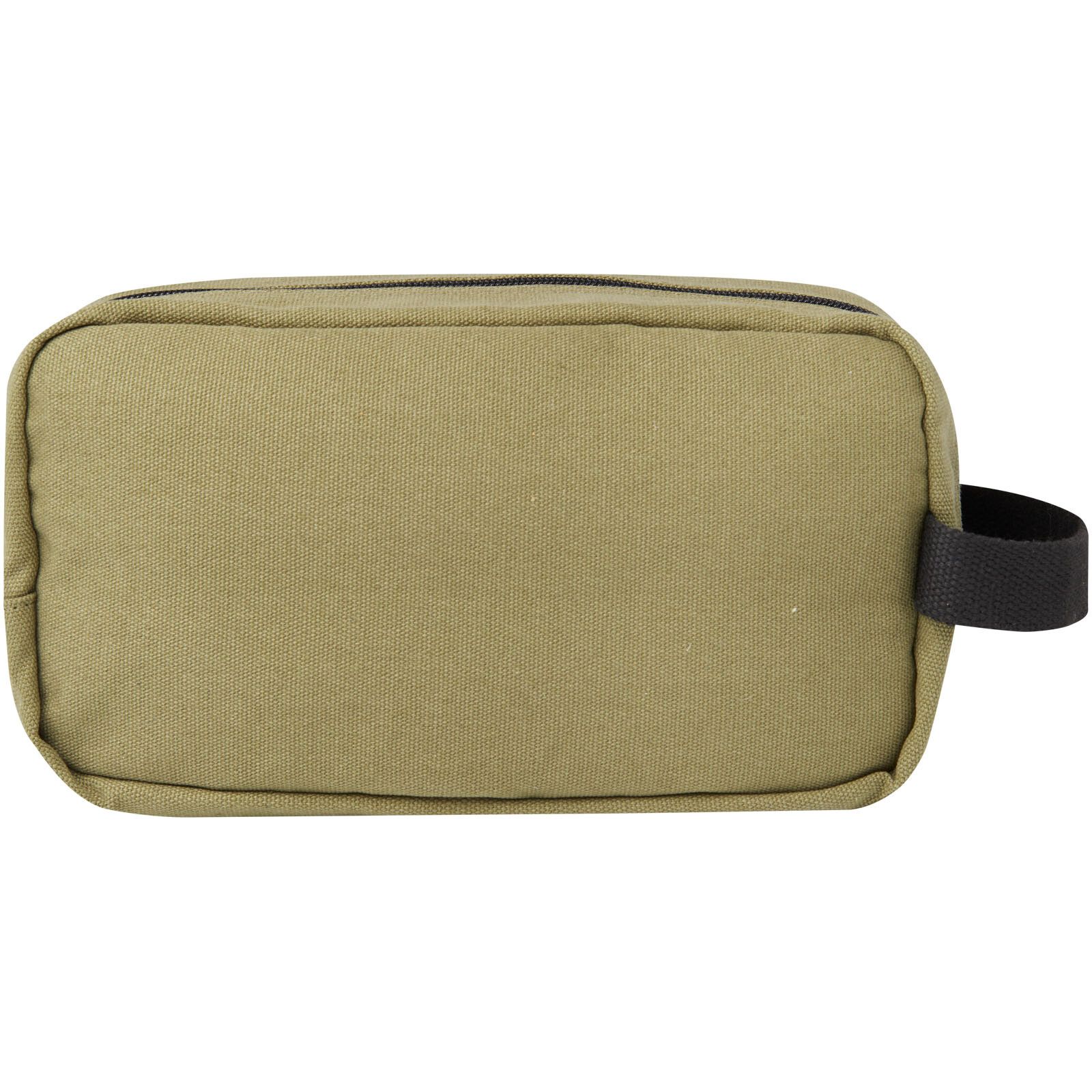 Joey Kosmetiktasche aus GRS recyceltem Canvas 3,5 L - olive-869