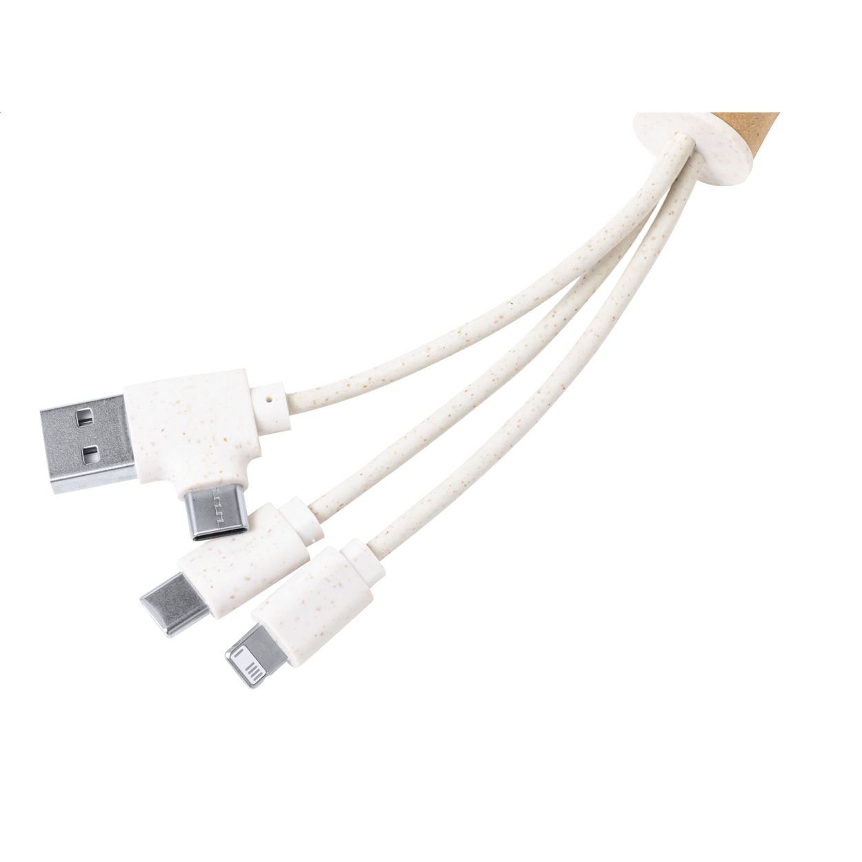 Schlüsselanhänger mit USB-Ladekabel Feildin - natur-47