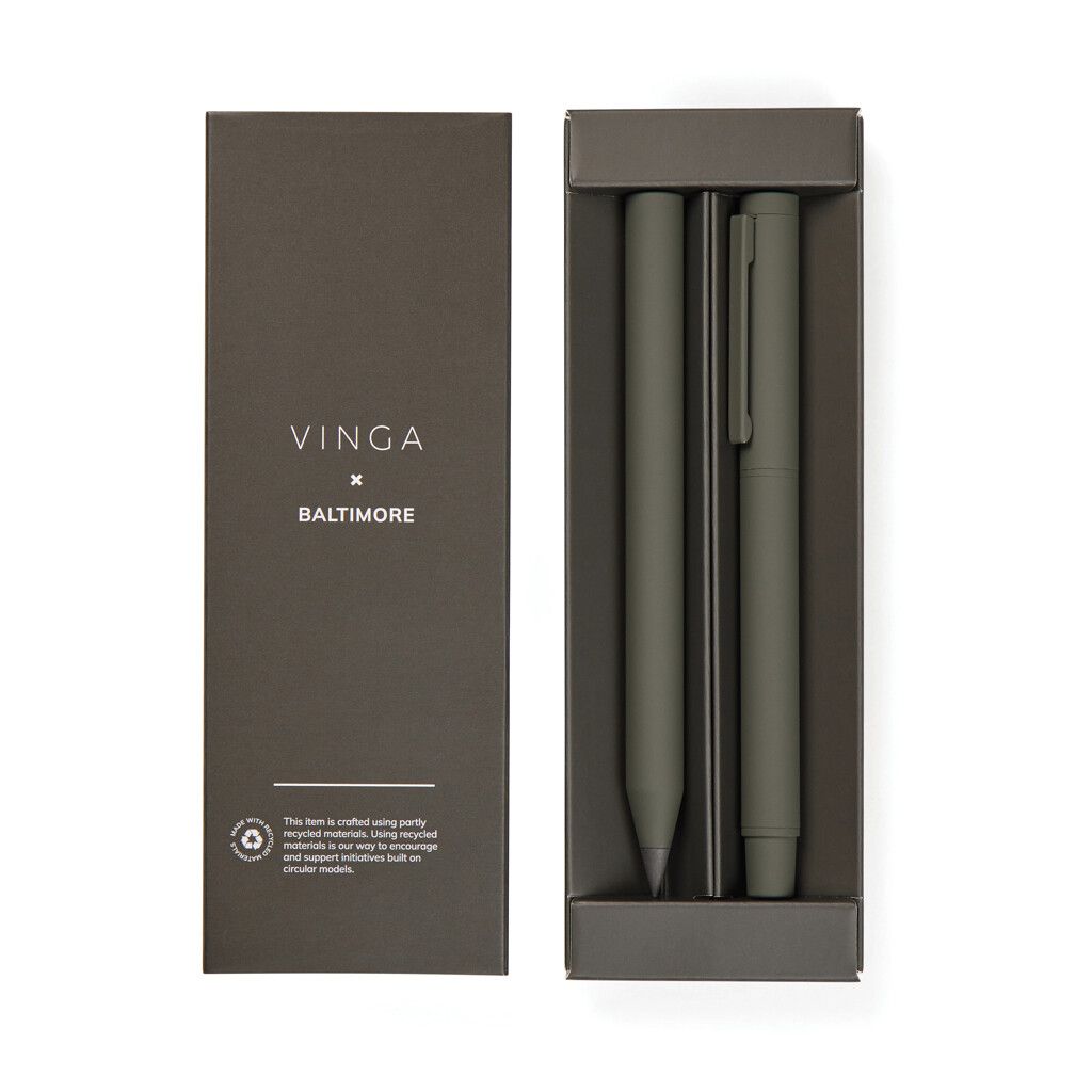 VINGA Baltimore RCS Stifteset - grün-778