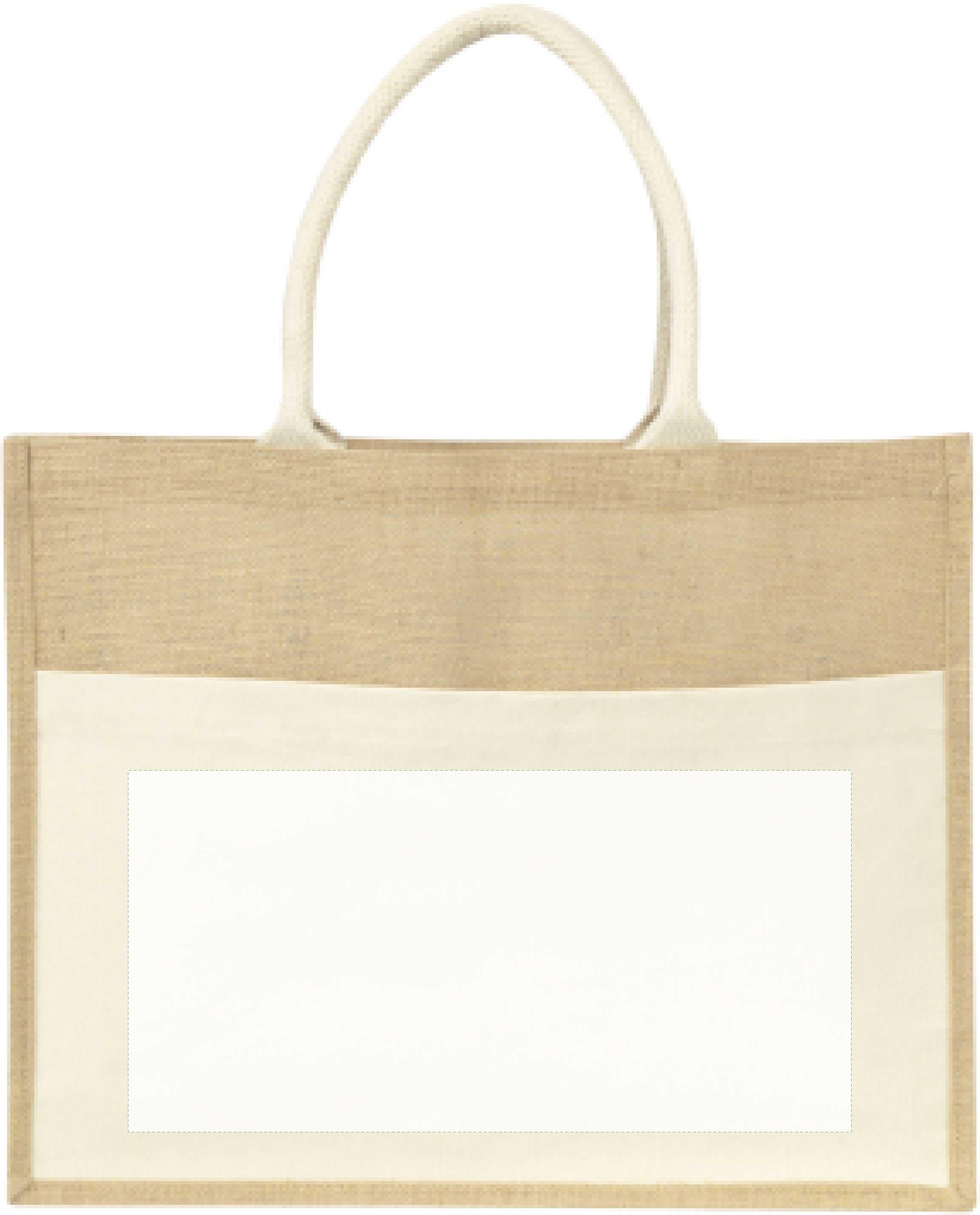 Veredelungsposition Tasche auf der Vorderseite