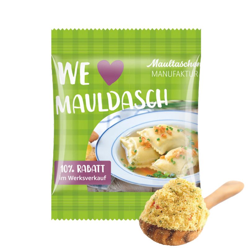 Minitüte 10 g, kompostierbare Folie weiß, Maistro Meine klare Suppe-18