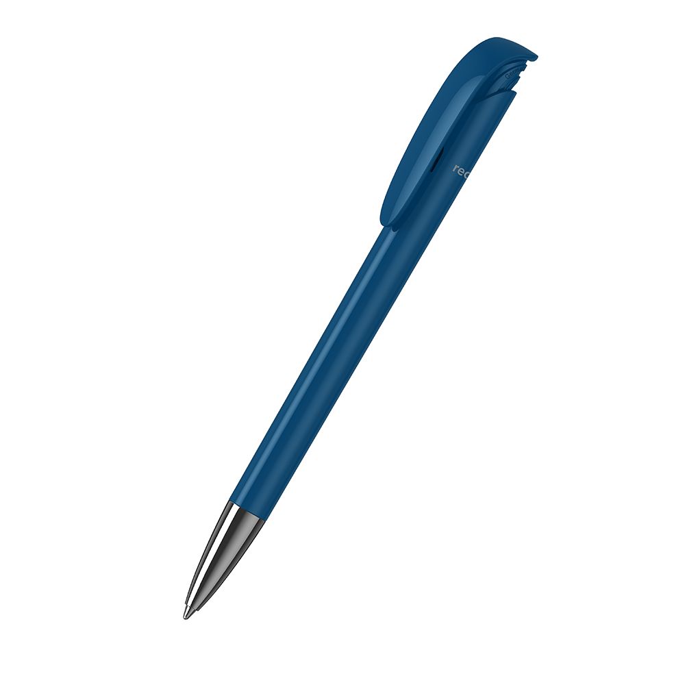Druckkugelschreiber Jona recycling Mn - mittelblau-378