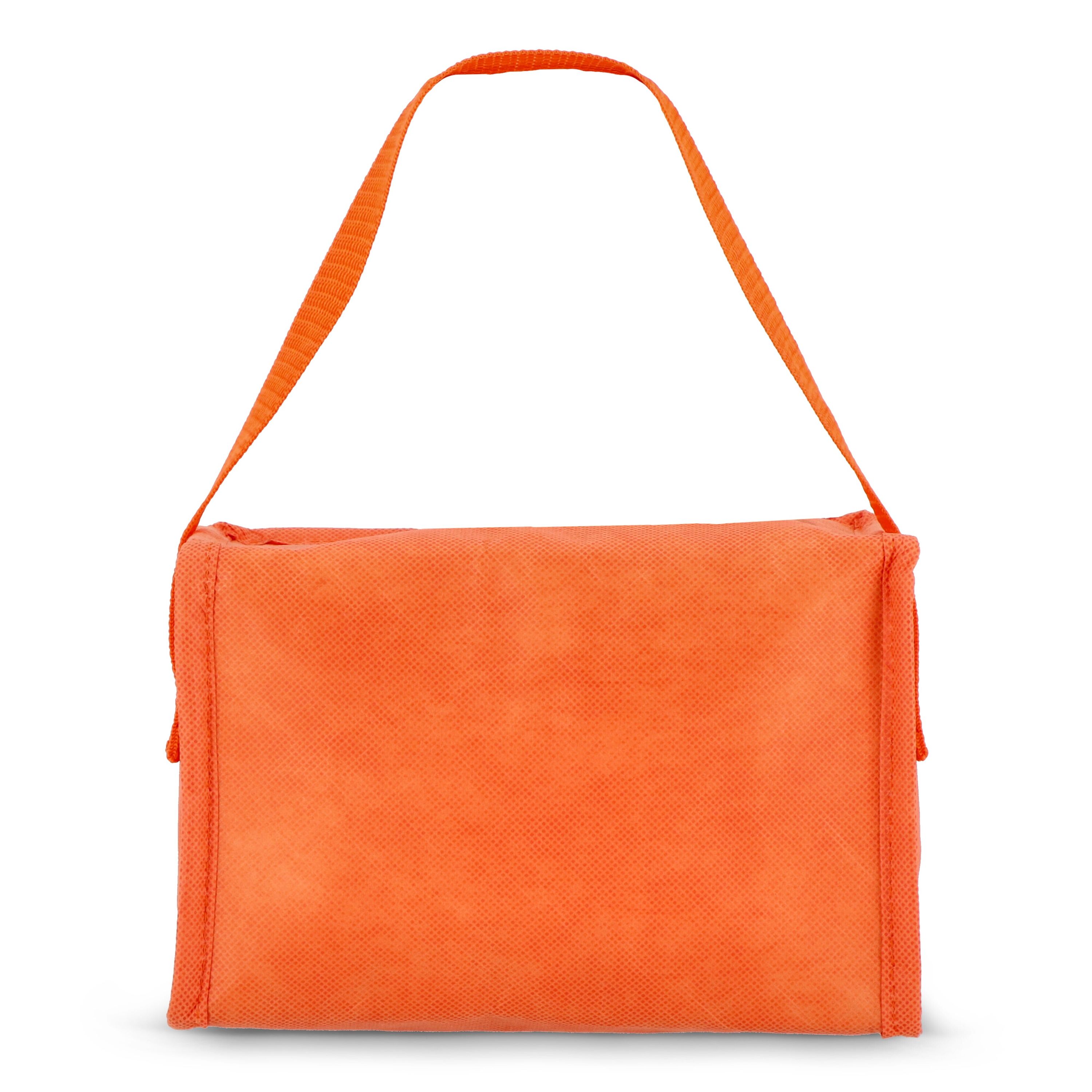R-PET 6 Dosen-Kühltasche Non Woven 20x 13 x 12,5cm 75g/m² - orange-154