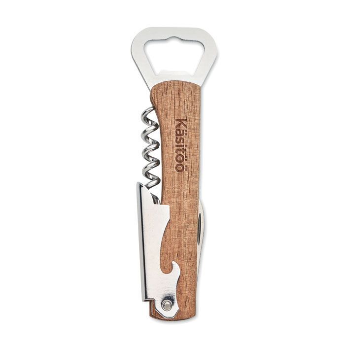 3 in 1 Flaschenöffner WOOL - holz-826