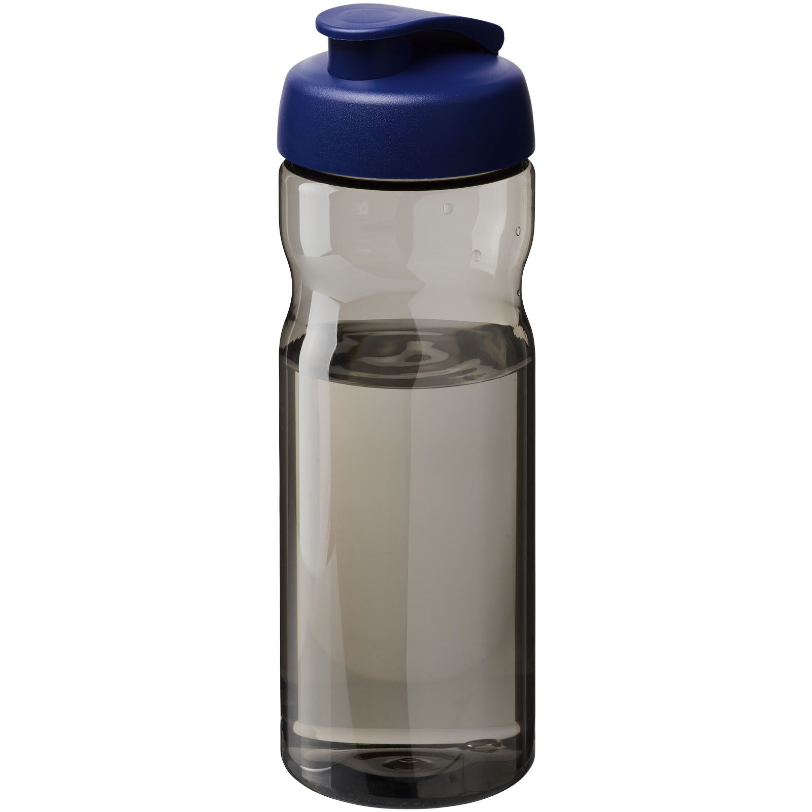 H2O Active Eco Base 650 ml Sportflasche mit Klappdeckel - kohle -  blau-42