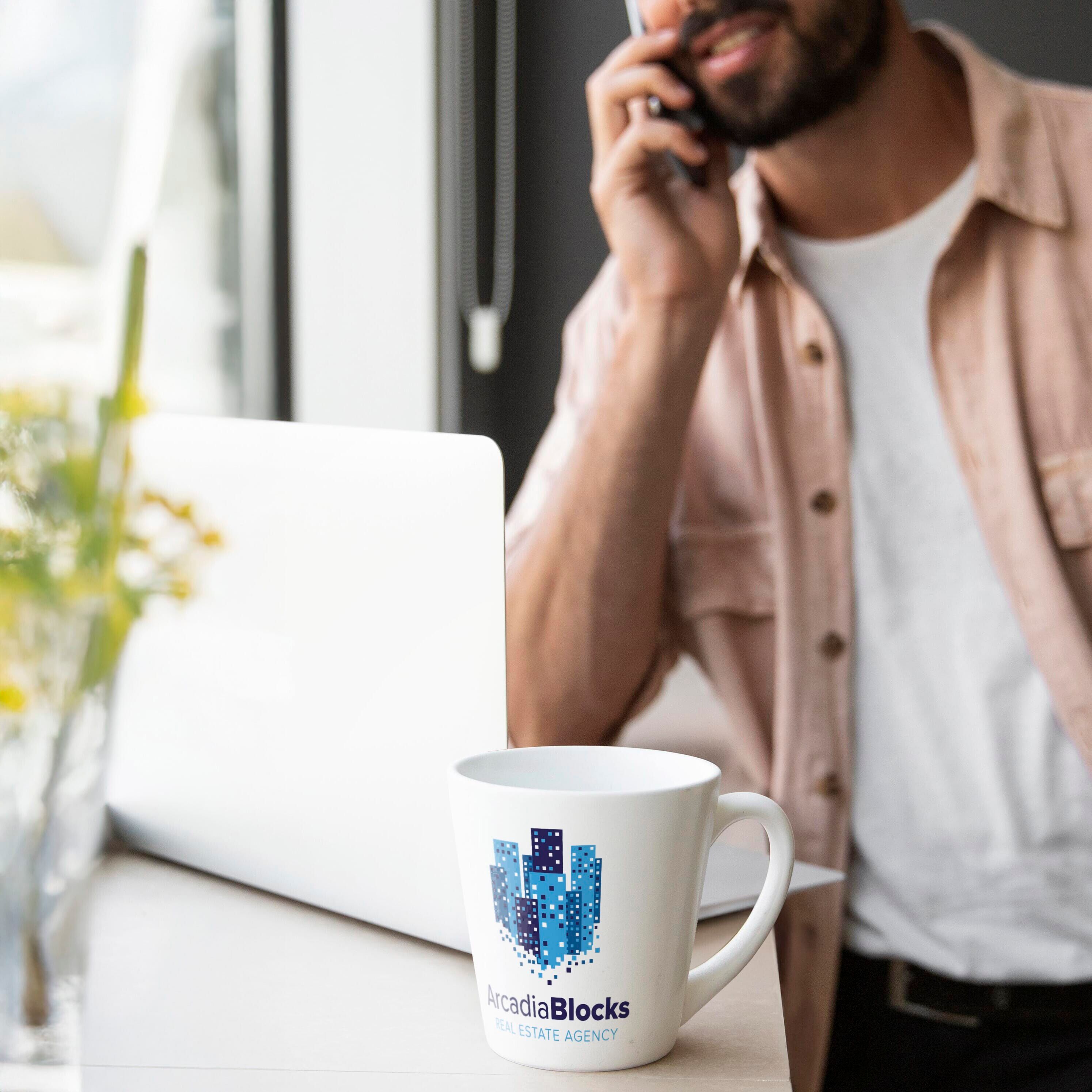 Tasse Subli Melbourne 350ml - weiss-142