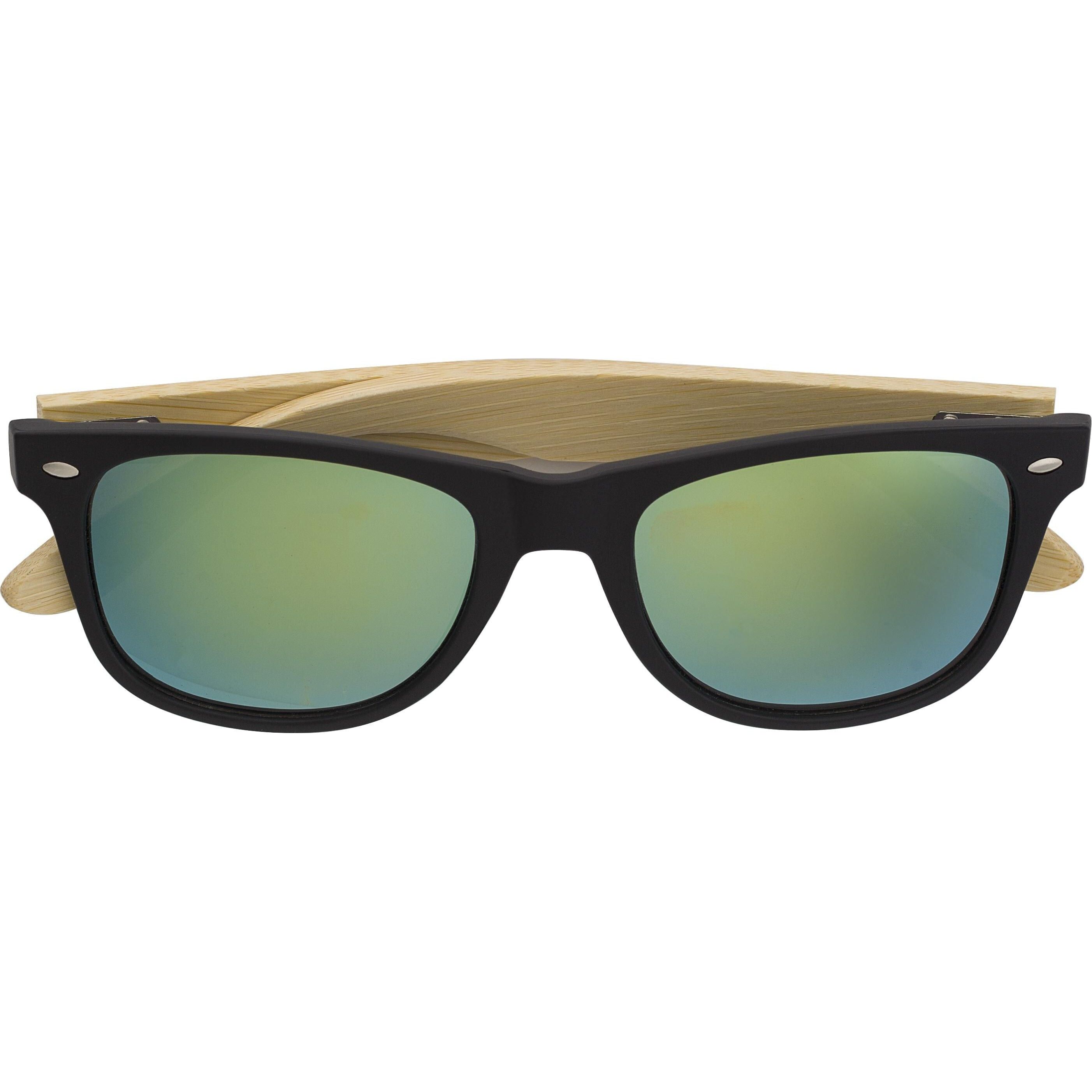 Sonnenbrille aus ABS und Bambus Luis - gelb-726