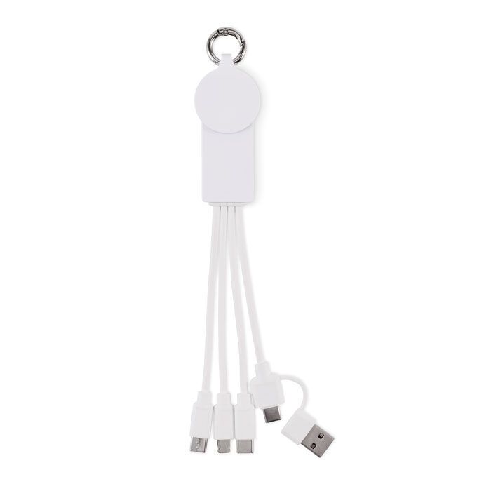 2in1 Ladekabel Typ-C ICAB - weiß-823