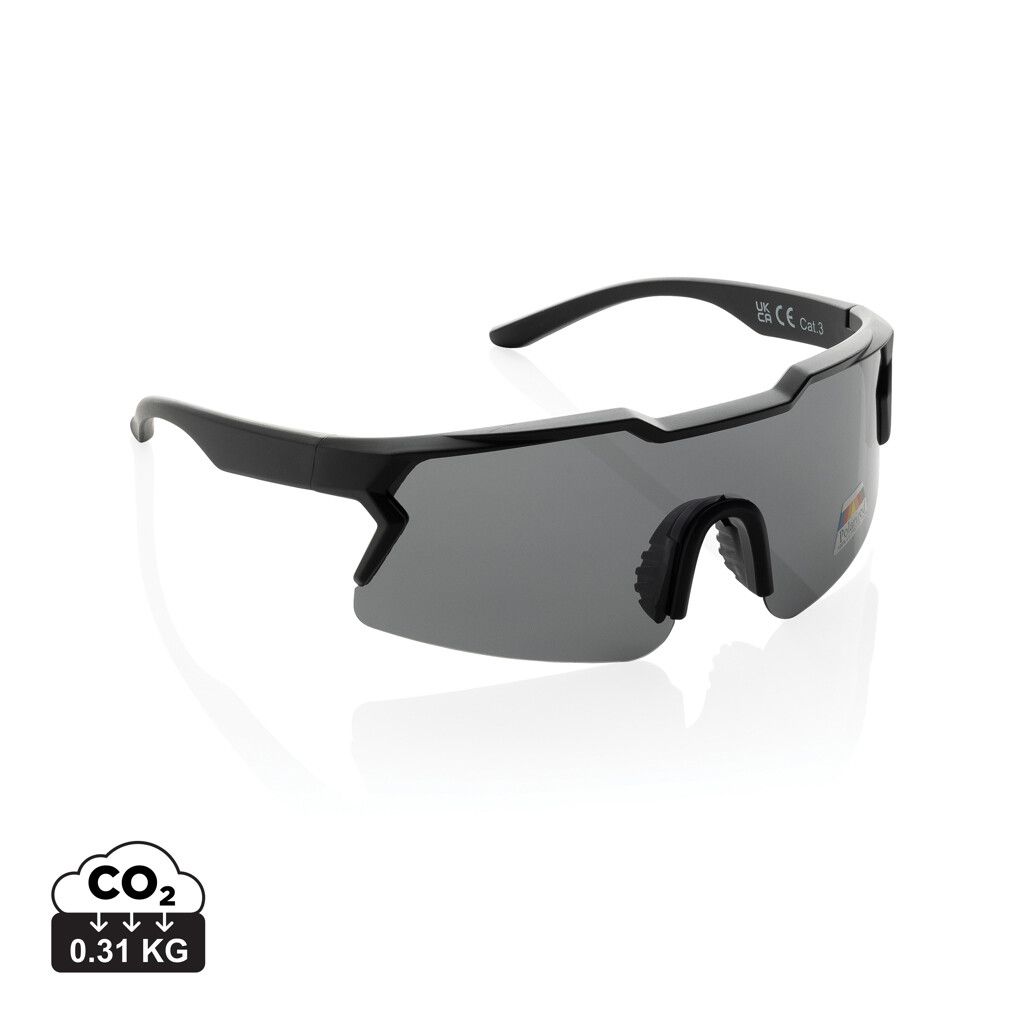 SproShield RCS Sportbrille mit polarisierten Gläsern - schwarz-982