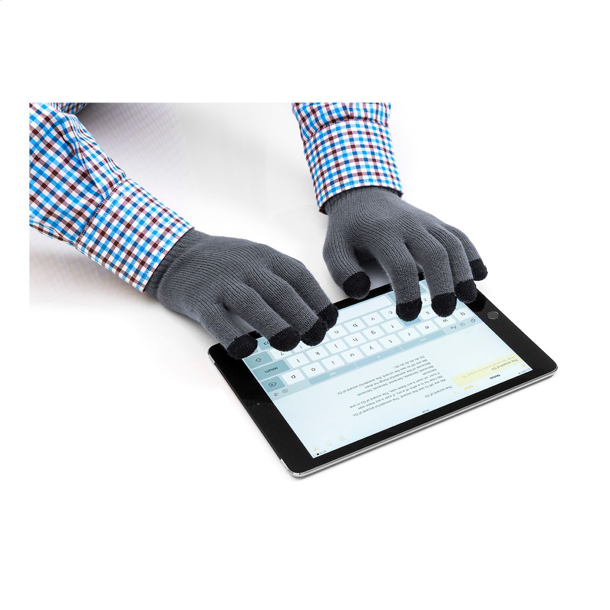 Touchscreen Handschuhe Tellar - grau - schwarz-685