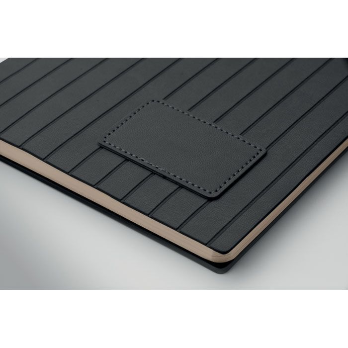 DIN A5 Smokey Notizbuch PU TINTRAY - schwarz-224