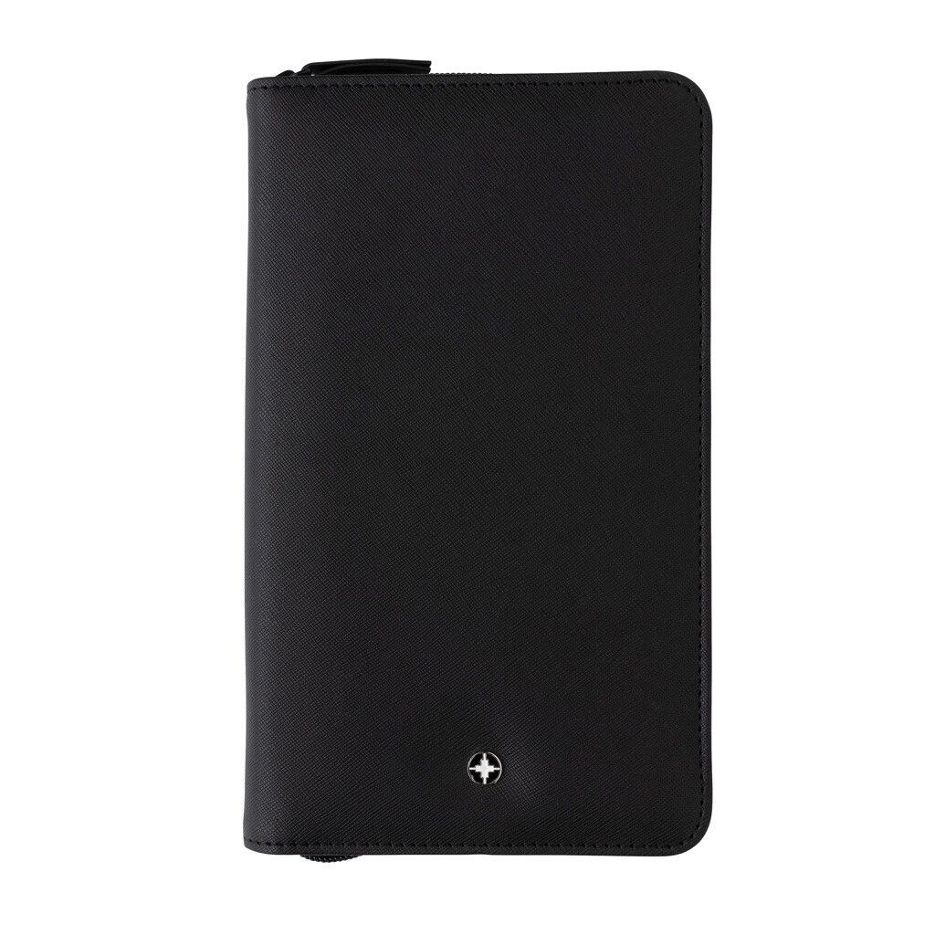 Swiss Peak Heritage RCS rPU RFID Travel Wallet - schwarz-615