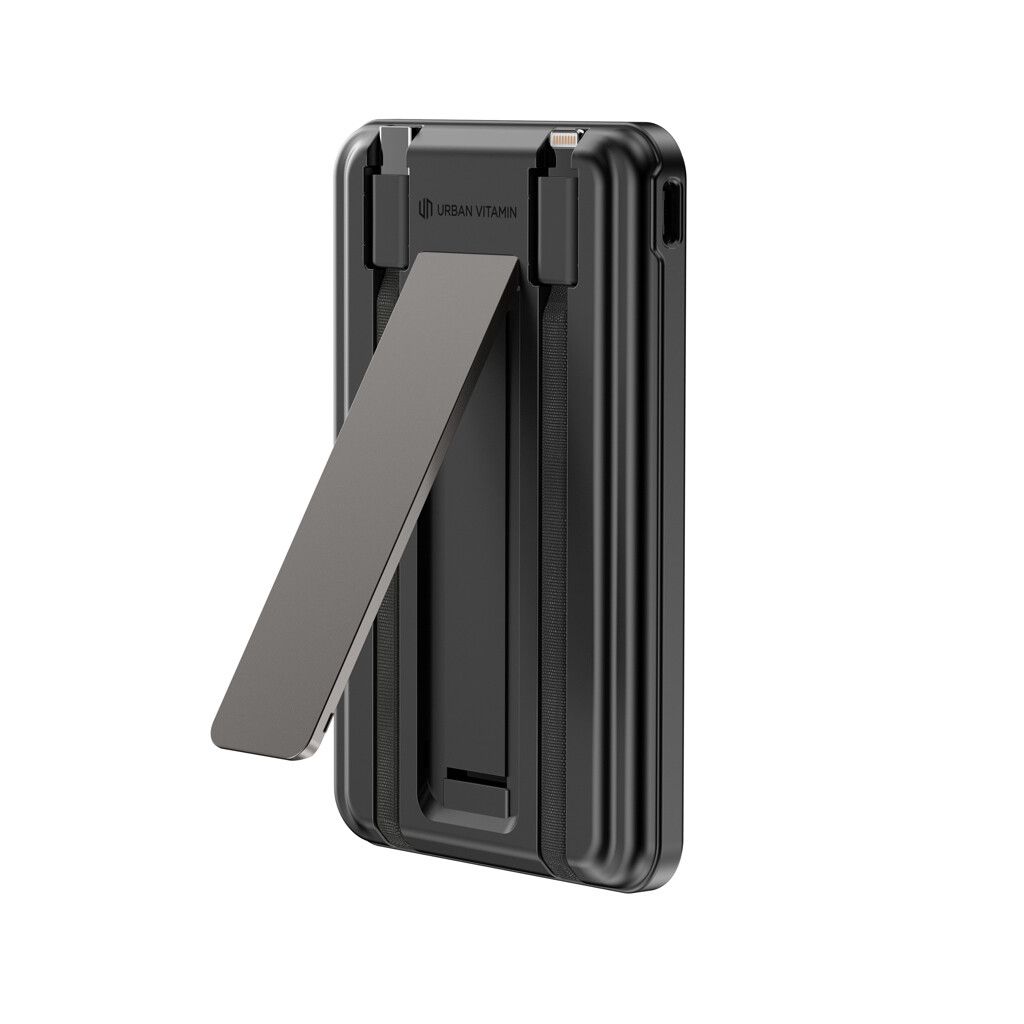 Urban Vitamin Redwood 5-in-1 5.000mAh 20W PD magn. Powerbank - schwarz-903