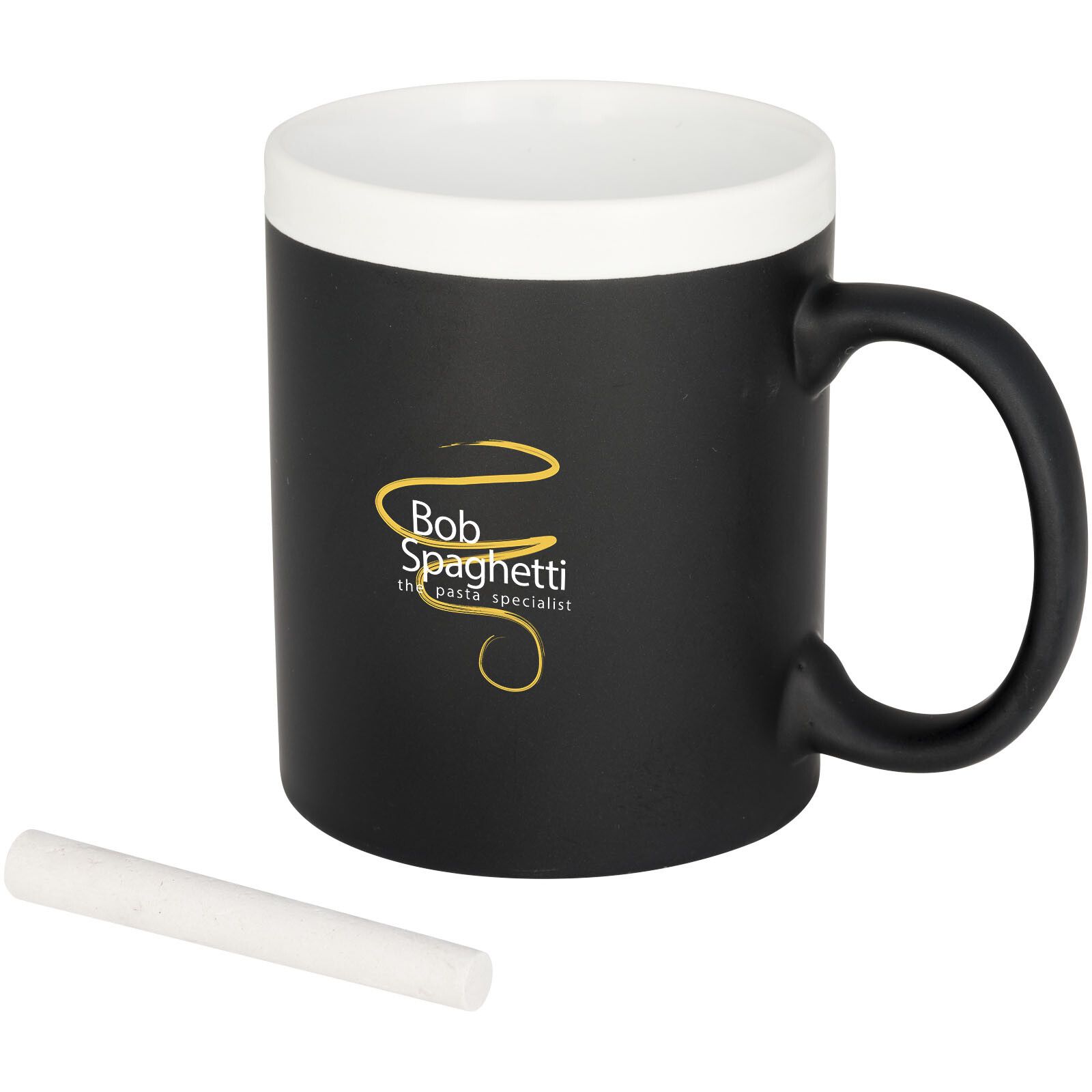Chalk-write 330 ml Keramiktasse - weiss-341
