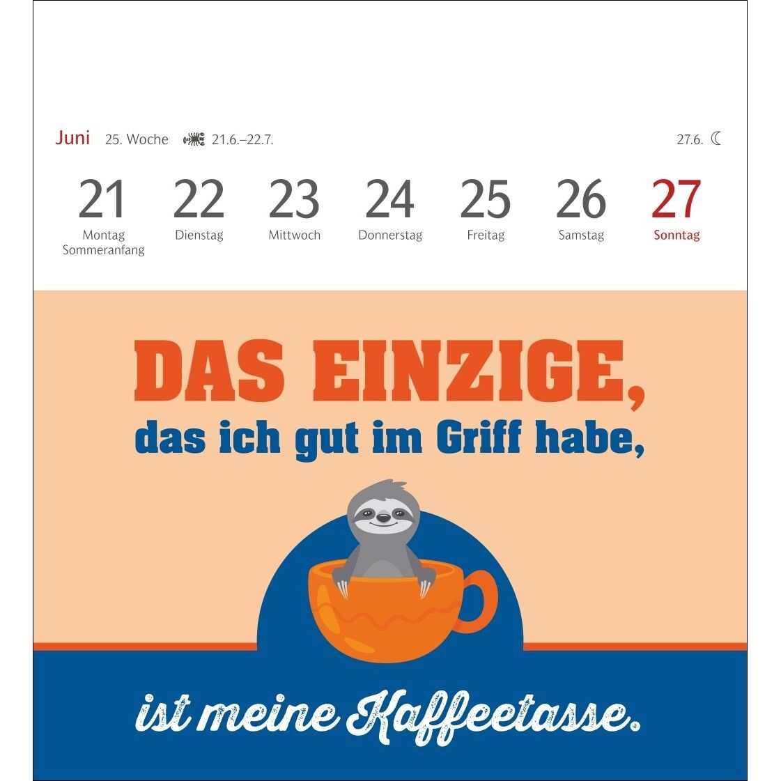 Der fette Vogel bricht den Ast Postkartenkalender-861