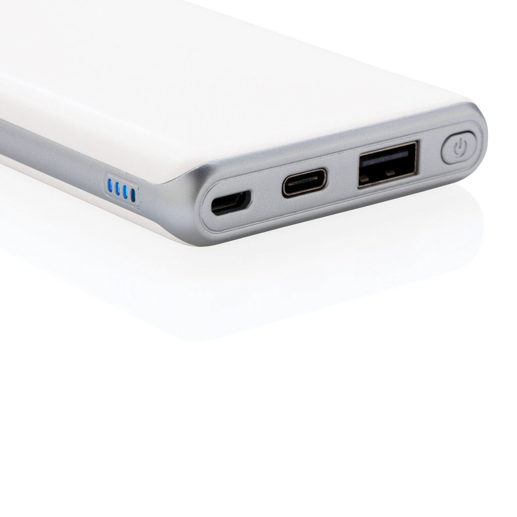 Ultraschnelle 10.000 mAh Powerbank mit PD - weiß-915