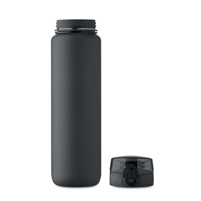 Sport-Trinkflasche RPET 1L ISFORDEN MARK - schwarz-674