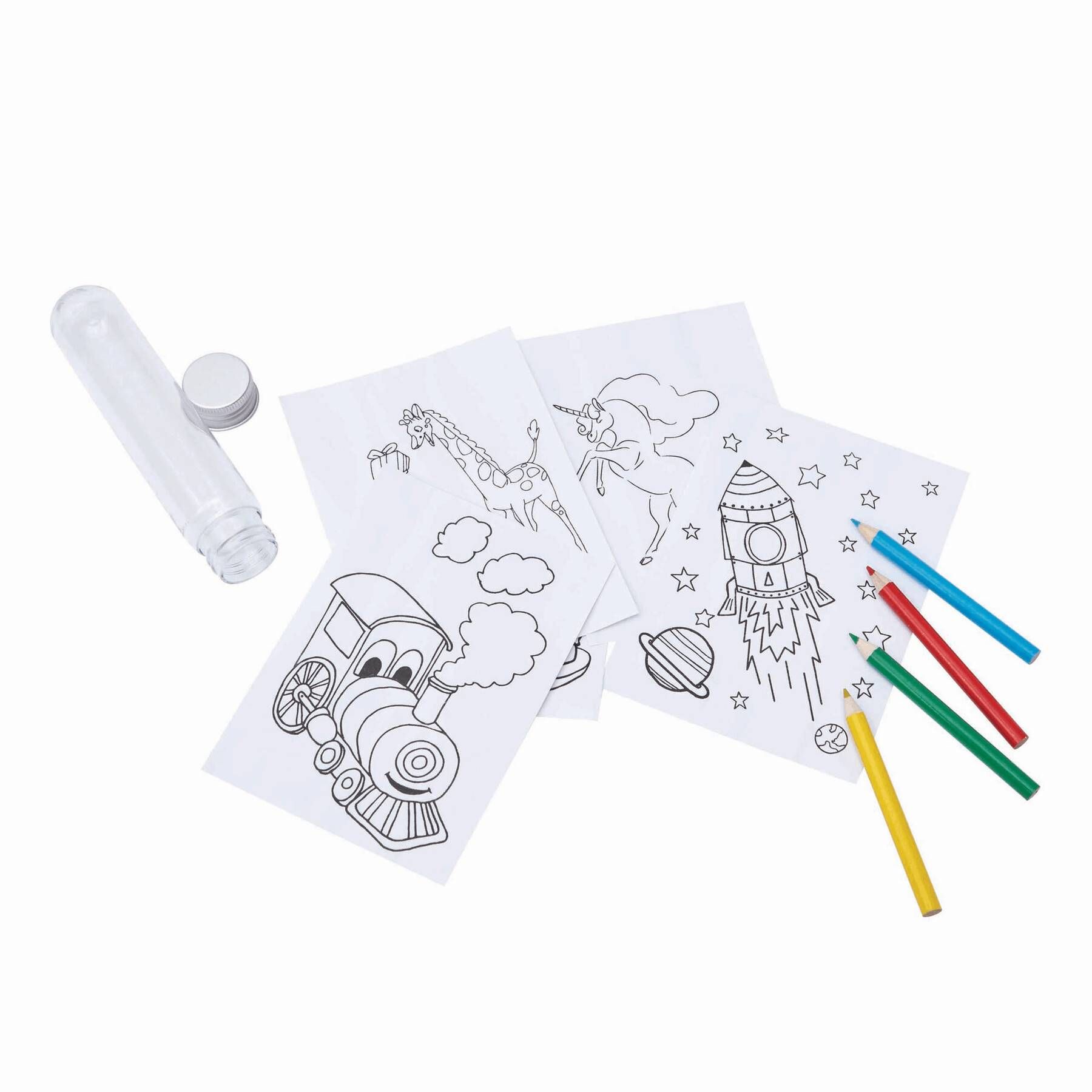 Malset TUBY - silber - transparent-572