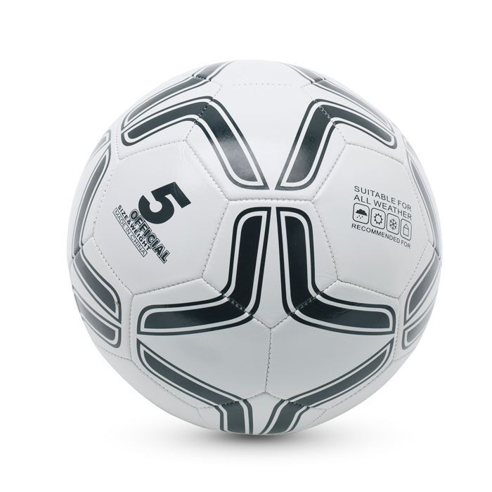 Fußball aus PVC 21.5cm SOCCERINI - weiß - schwarz-776