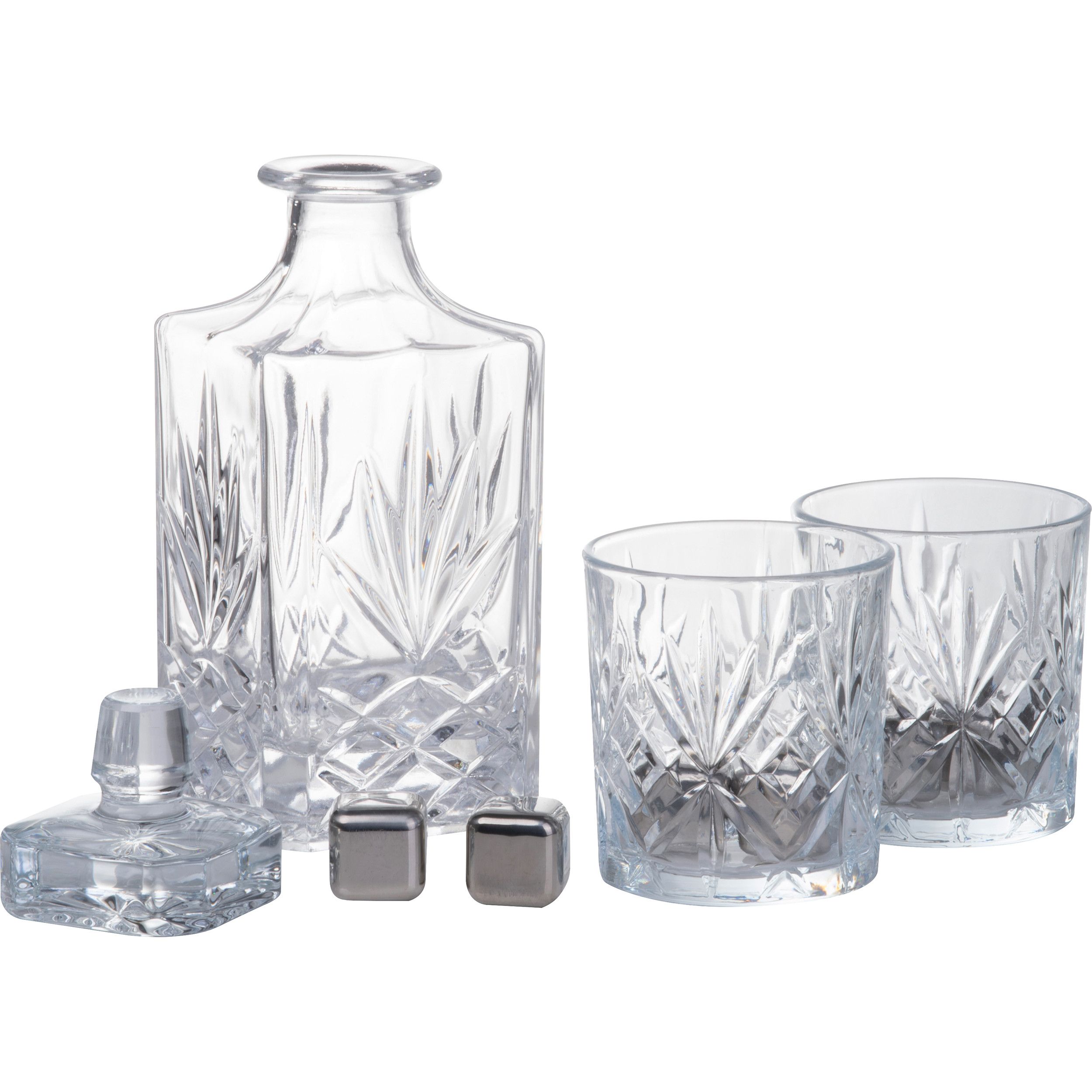 Whisky-Set groß DARLENE - beige-810