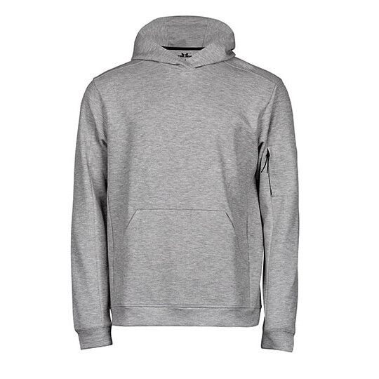 Athletic Hooded Sweat - heather grey-578
