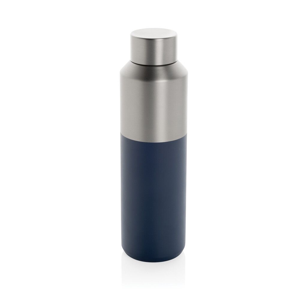 Fluid Flasche aus RCS-zertifiziert recyceltem Stahl, 600ml - navy blau-798