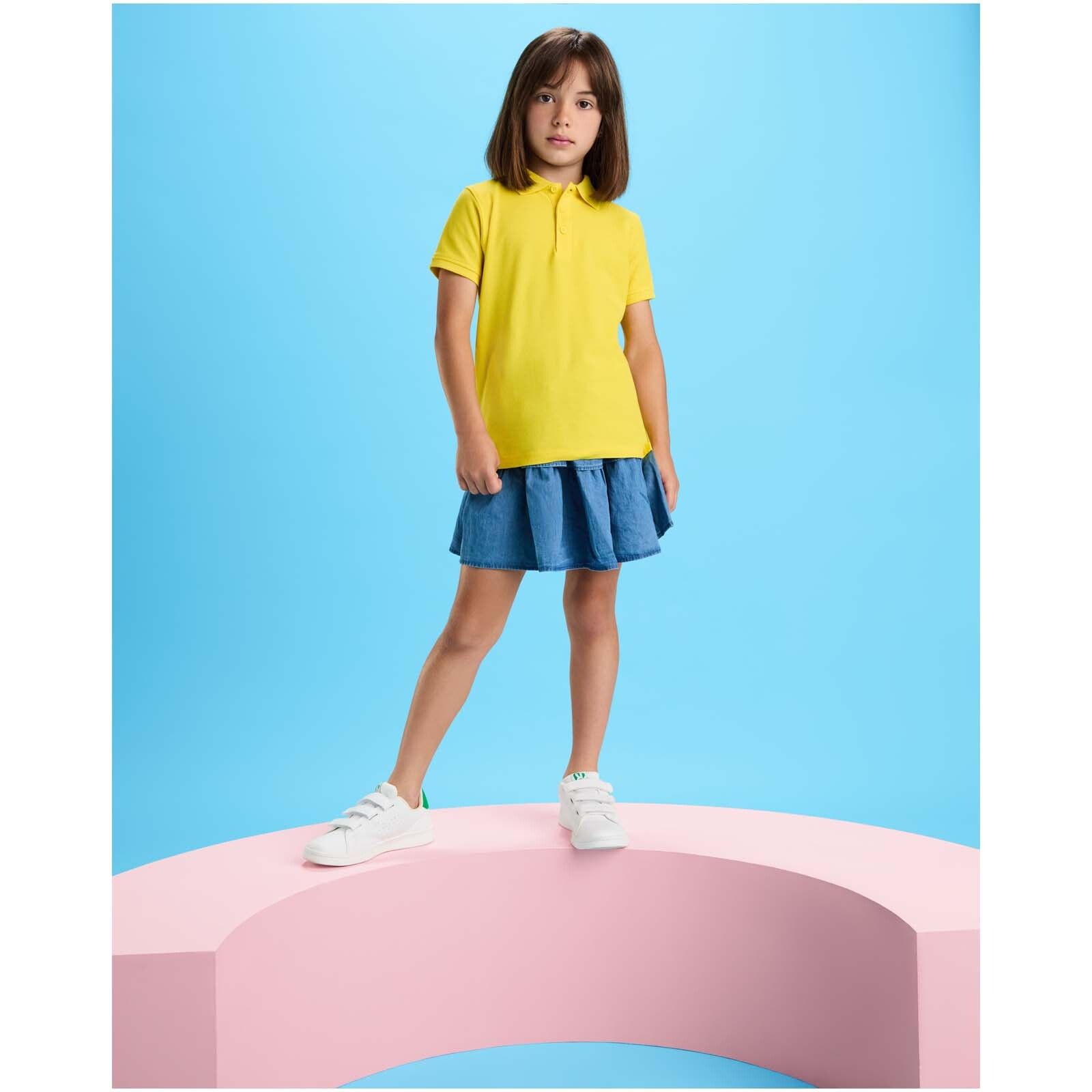 Star Poloshirt für Kinder - tropischgrün-949