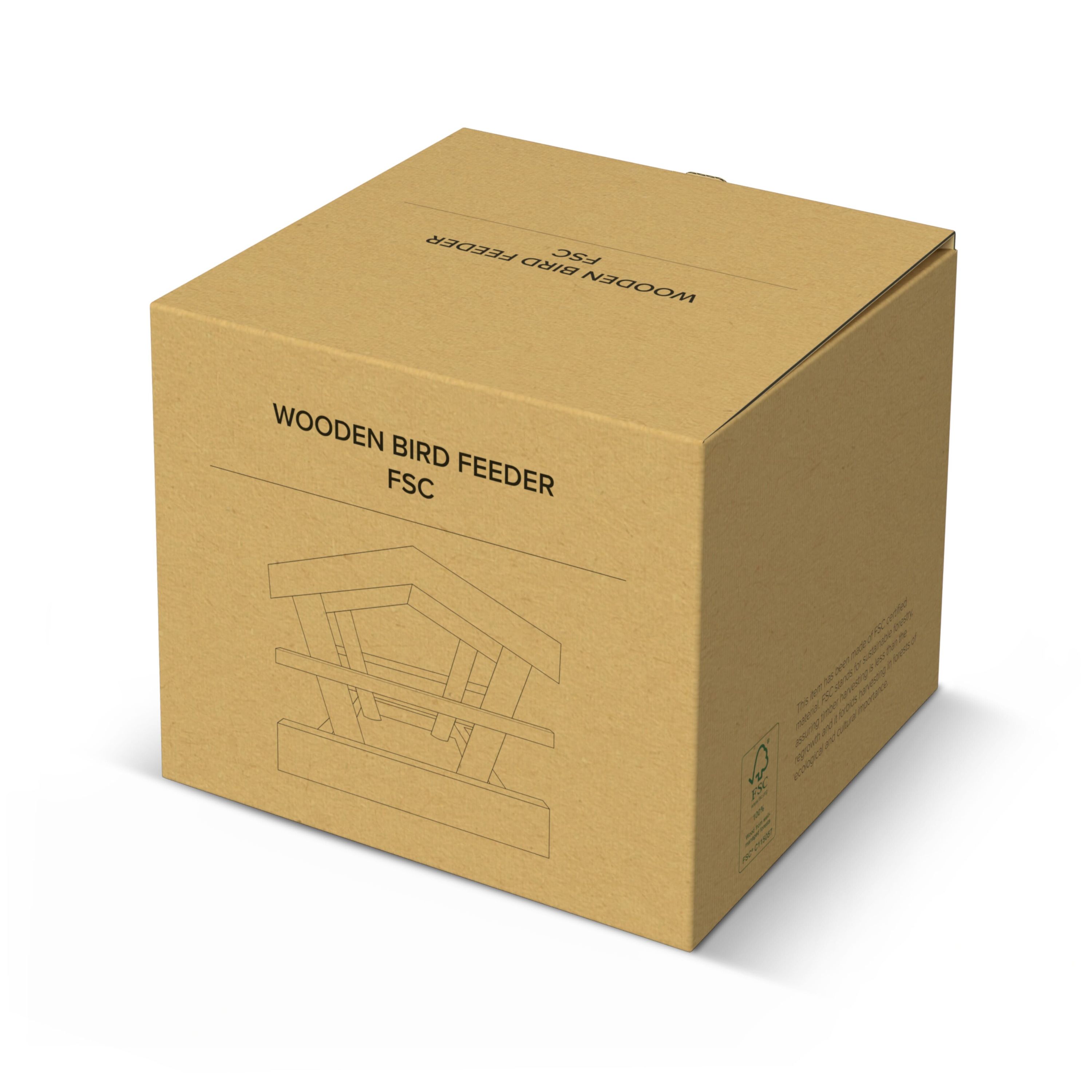 Vogelfutterhaus aus Holz FSC - holz-694