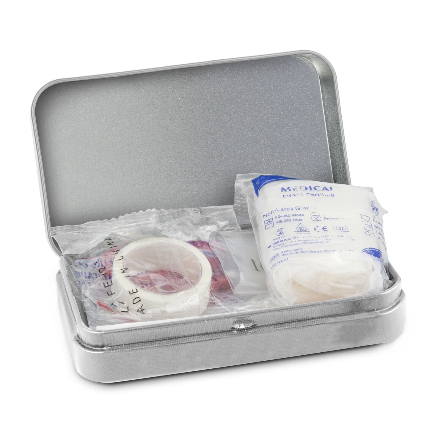 First Aid Box Compact, 27-teilig in Metalldose-935