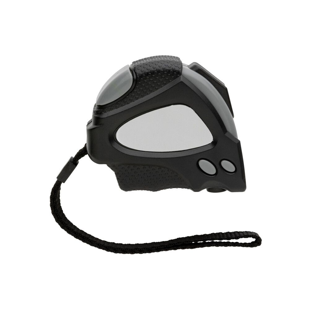 Auto-Stop-Maßband aus recyceltem Kunststoff, 3m/16mm - schwarz-487