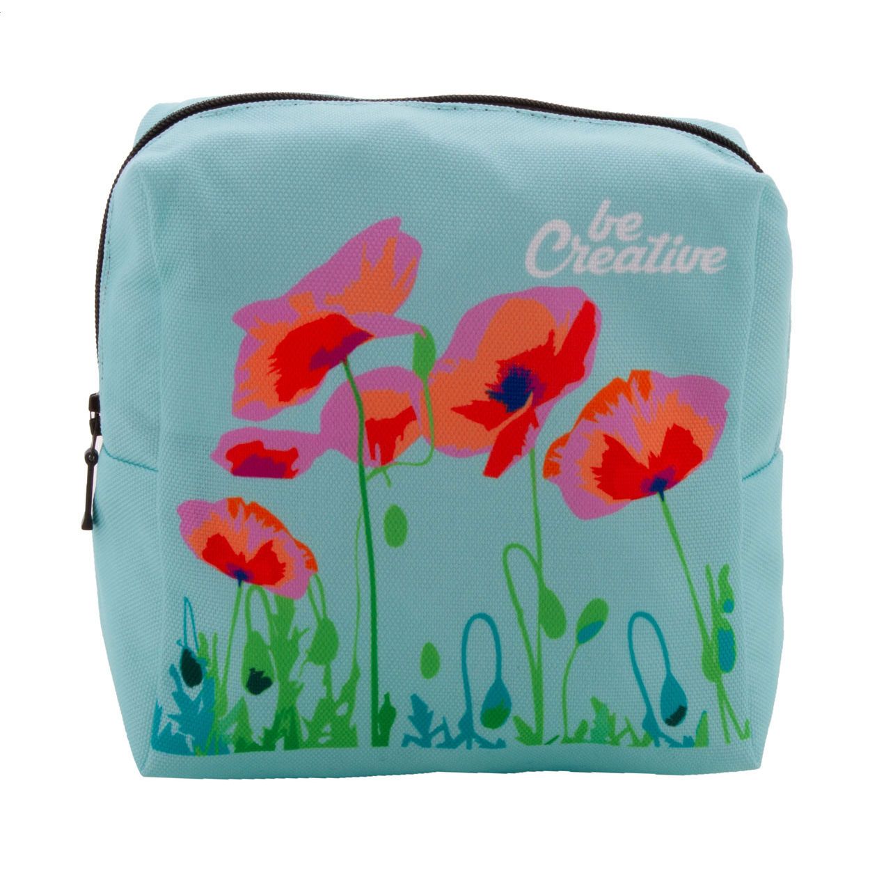 Individuelle Kosmetiktasche CreaBeauty Square M - schwarz-84